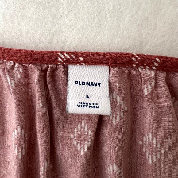 Old Navy Pink Diamond Pattern Dress - Picture 6 of 8